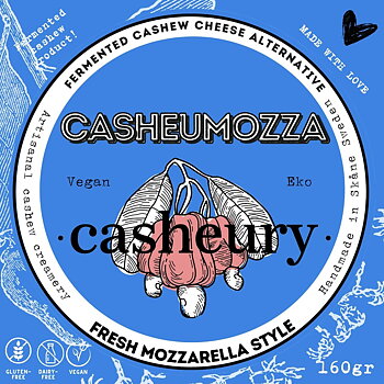 Pålägg Casheumozza 150g Casheury Eko