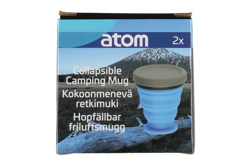 Silikonmugg hopfällbar 2 st. - 9