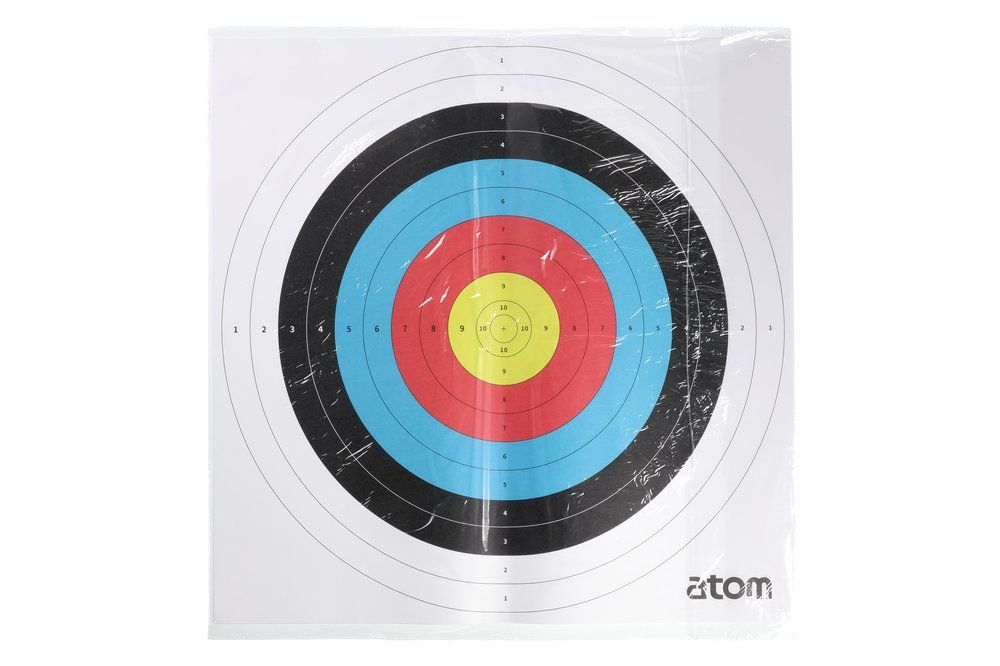 Bågskyttemål 60x60 cm 10 st - 2