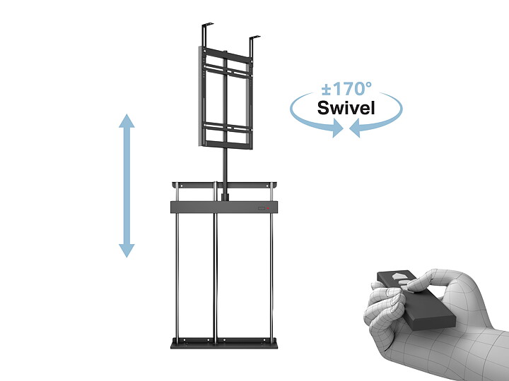 M Motorized TV Lift Swivel 40"-65"