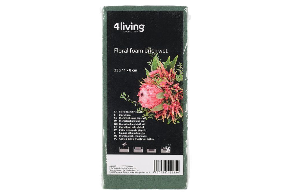 Blomsterskum våt 23x11x8cm