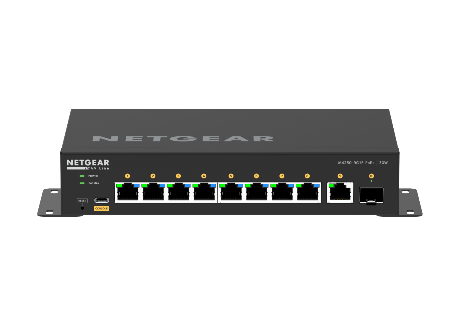 Netgear AV Line M4250-9G1F-PoE+ - 8