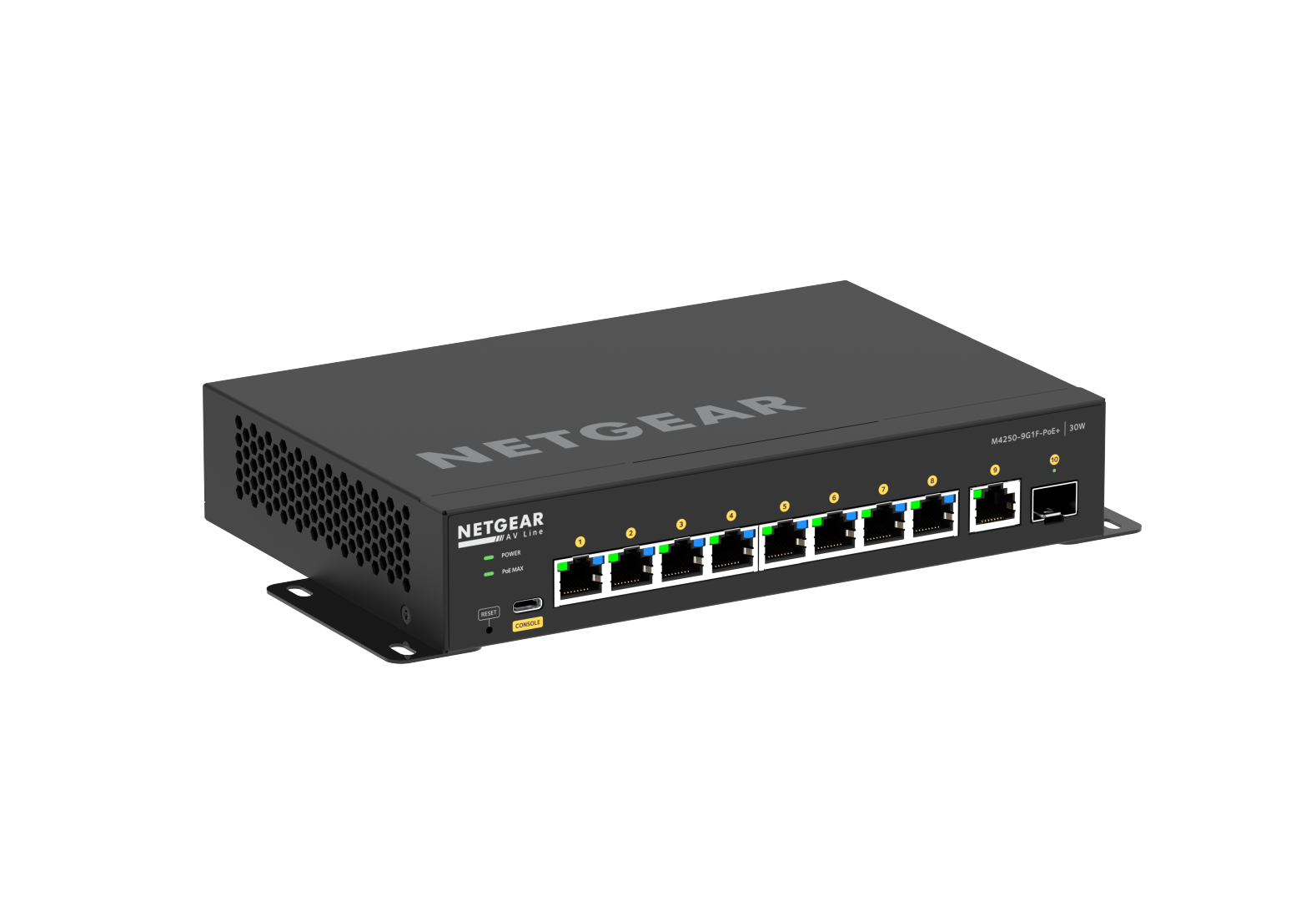 Netgear AV Line M4250-9G1F-PoE+ - 10
