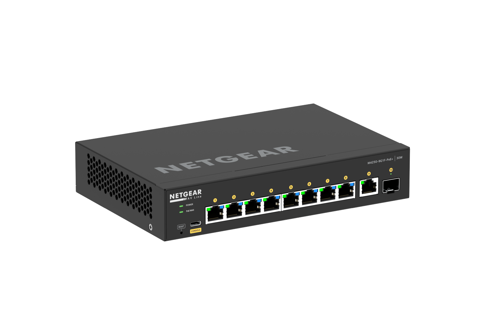 Netgear AV Line M4250-9G1F-PoE+ - 4
