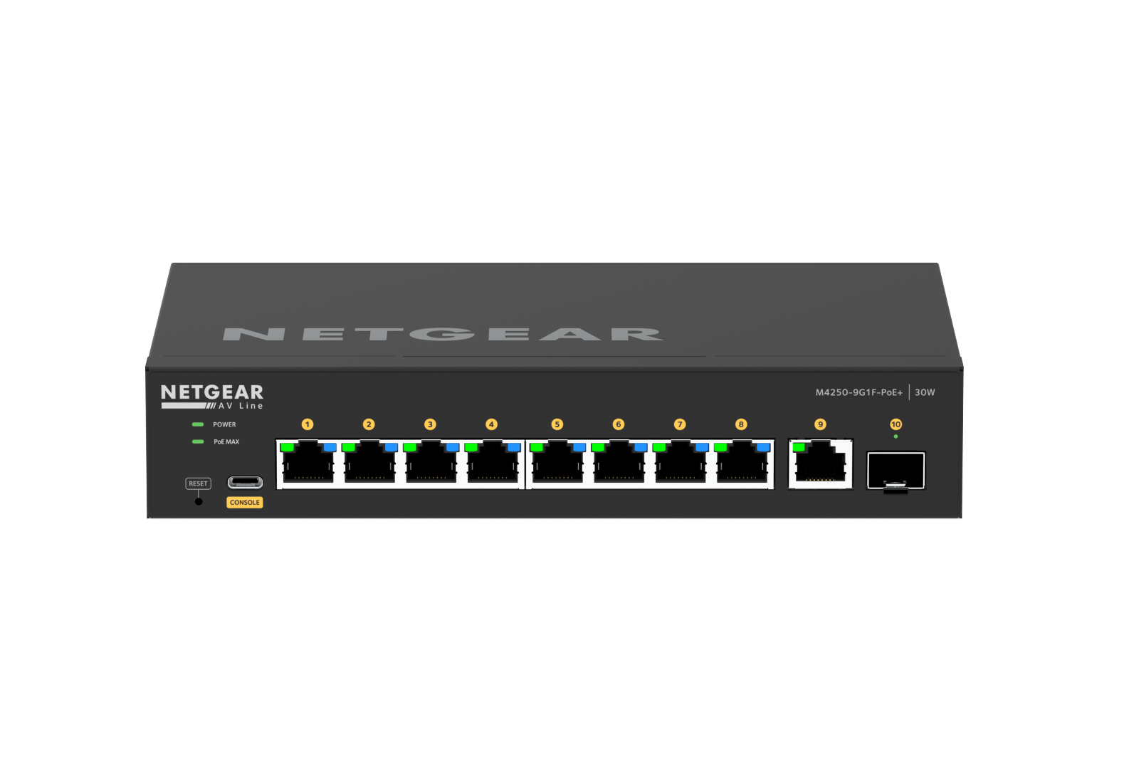 Netgear AV Line M4250-9G1F-PoE+