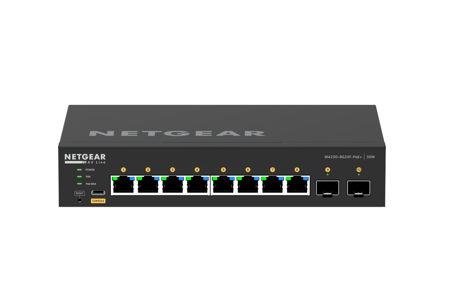 Netgear AV Line M4250-8G2XF-PoE+