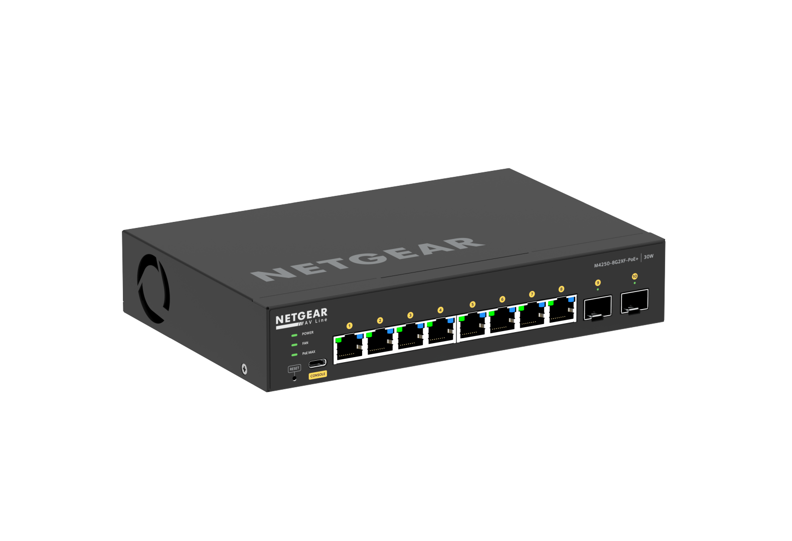 Netgear AV Line M4250-8G2XF-PoE+ - 4