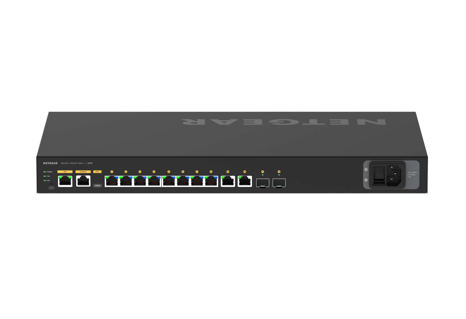 Netgear AV Line M4250-10G2XF-PoE++ - 2