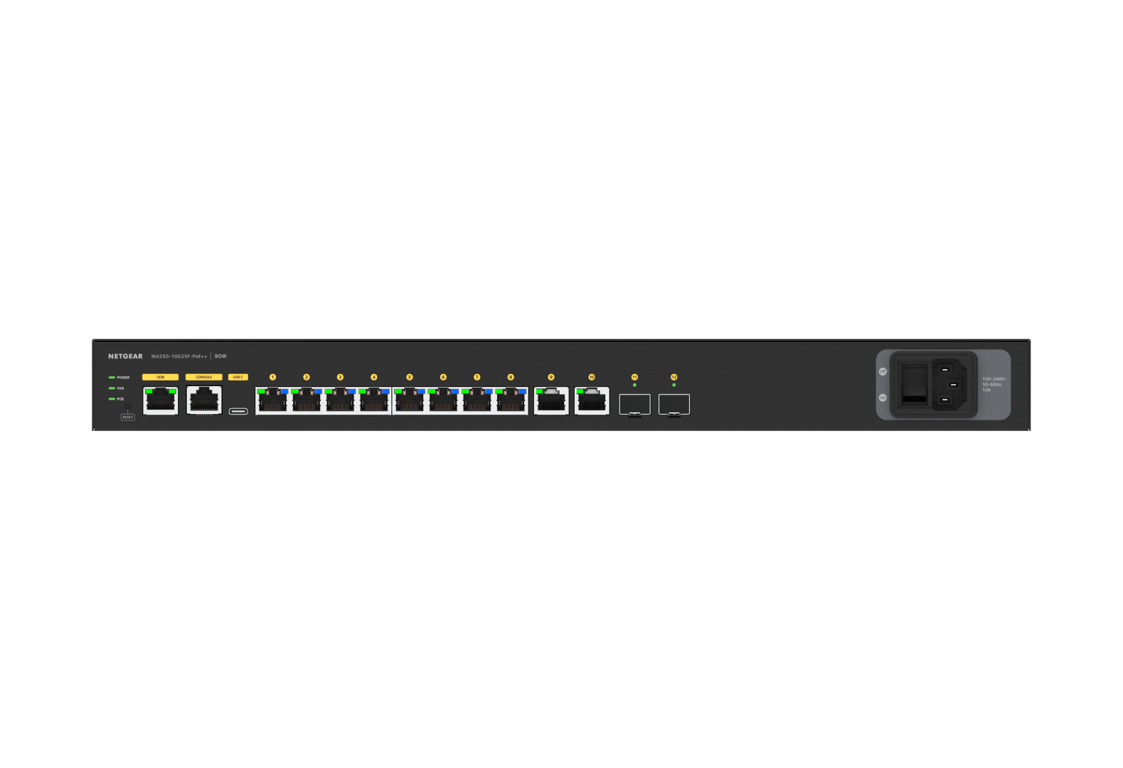 Netgear AV Line M4250-10G2XF-PoE++ - 5