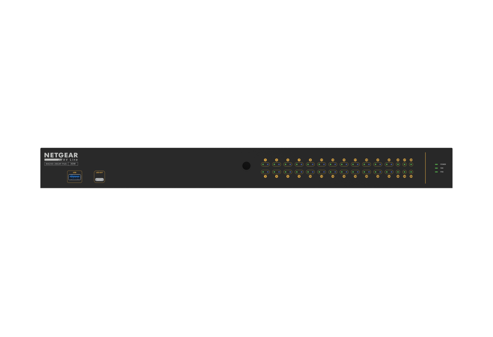 Netgear AV Line M4250-26G4F-PoE+ - 5