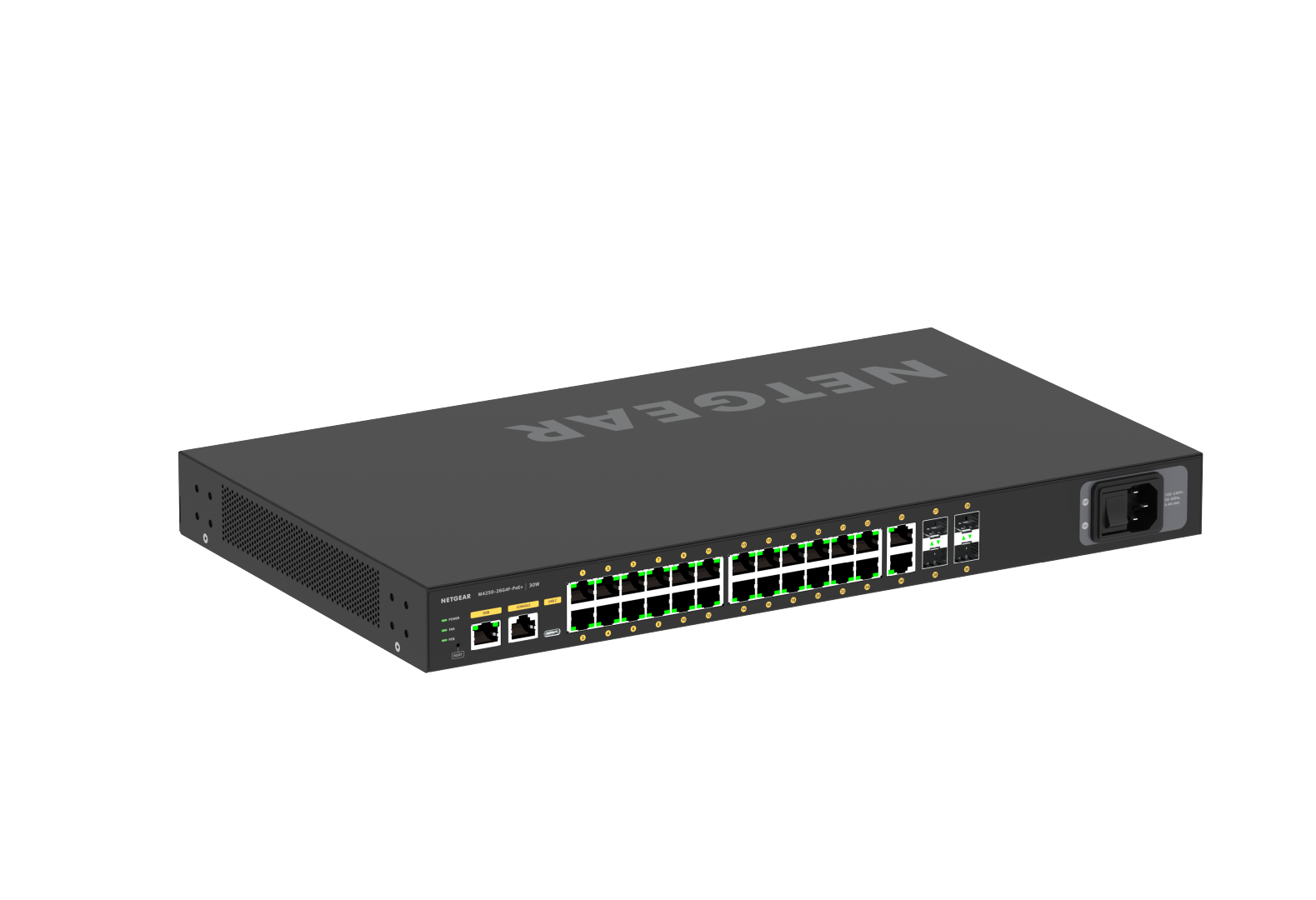 Netgear AV Line M4250-26G4F-PoE+ - 10