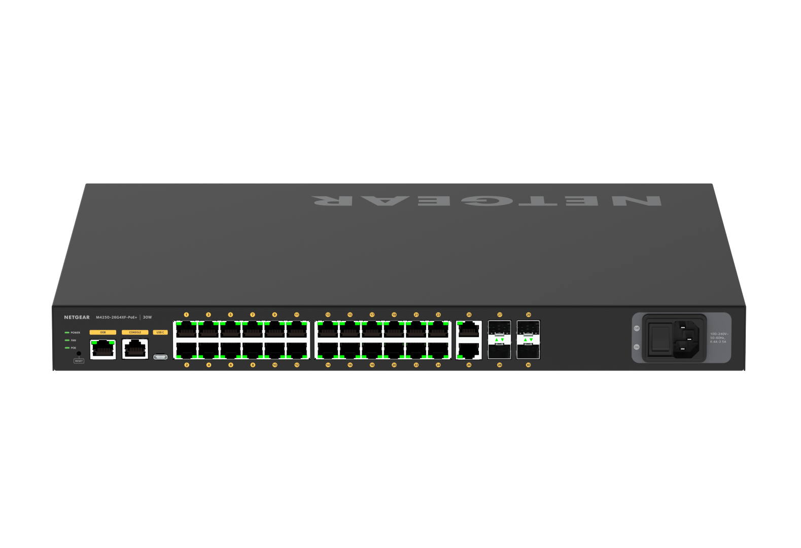 Netgear AV Line M4250-26G4XF-PoE+ - 2