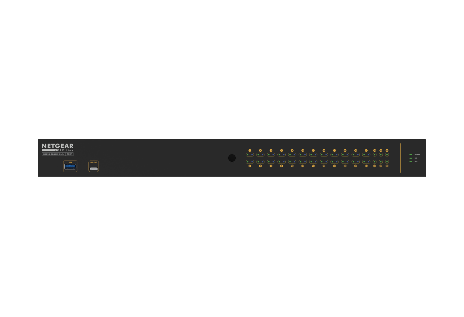 Netgear AV Line M4250-26G4XF-PoE+ - 11