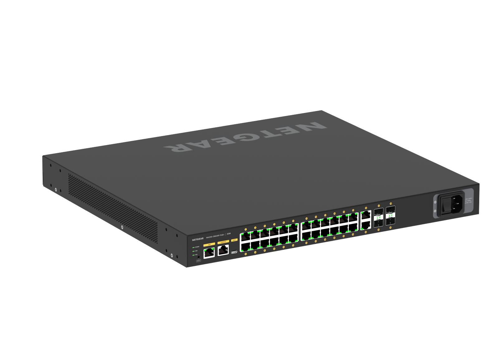 Netgear AV Line M4250-26G4XF-PoE+ - 10