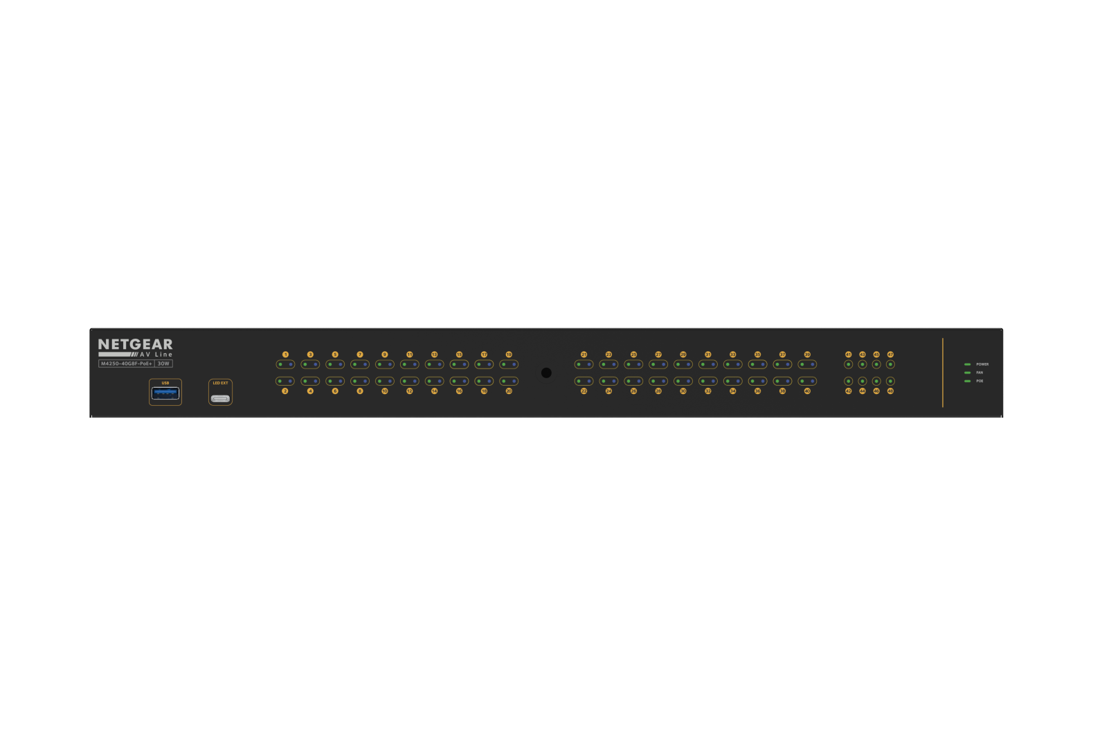 Netgear AV Line M4250-40G8F-PoE+ - 6