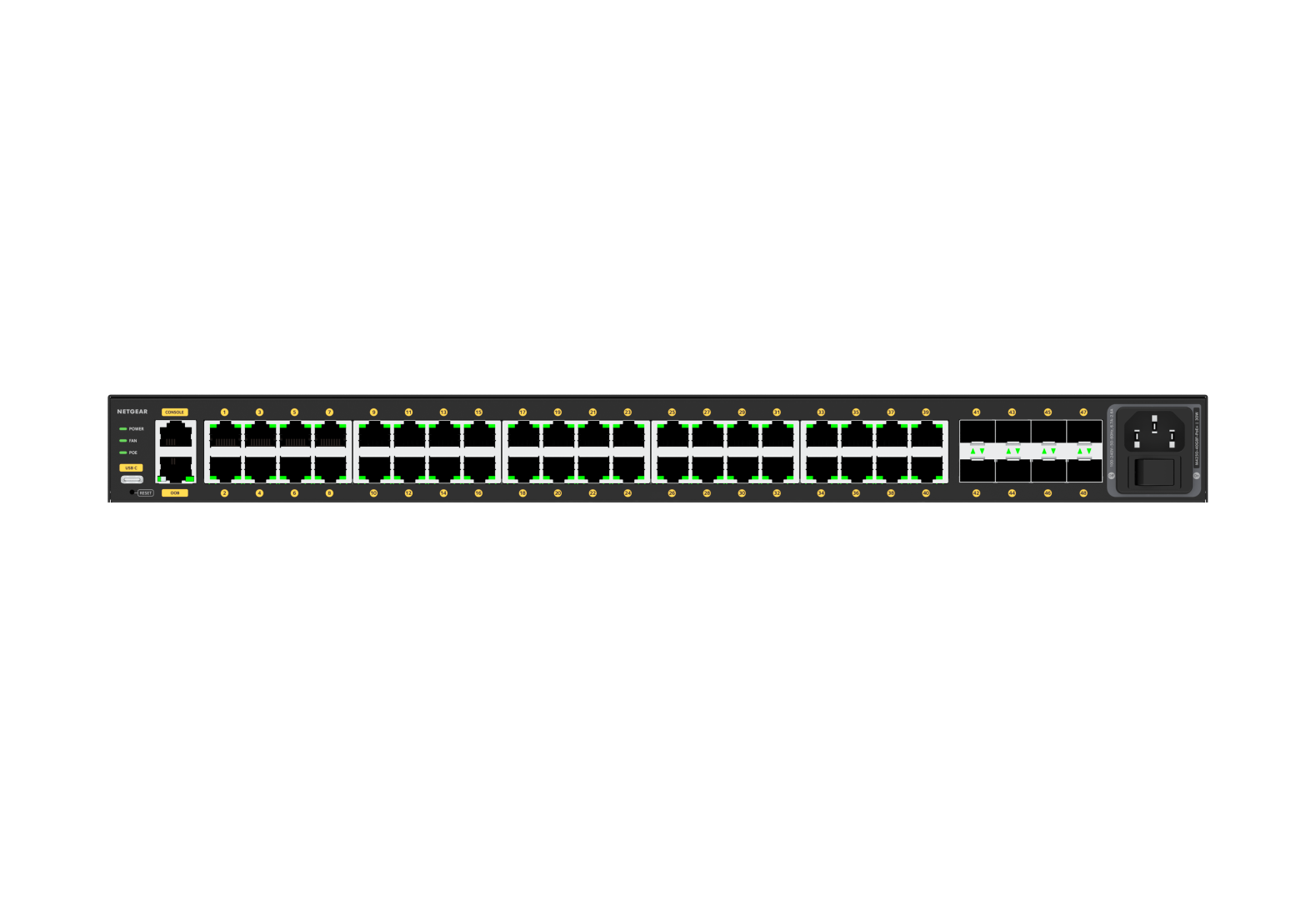 Netgear AV Line M4250-40G8F-PoE+ - 3
