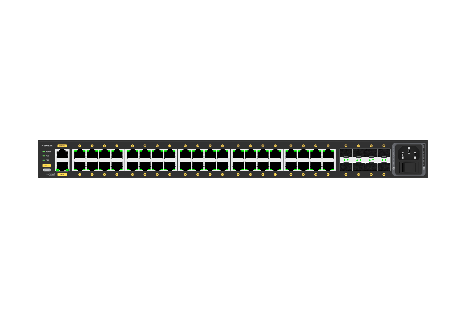 Netgear AV Line M4250-40G8XF-PoE+ - 3