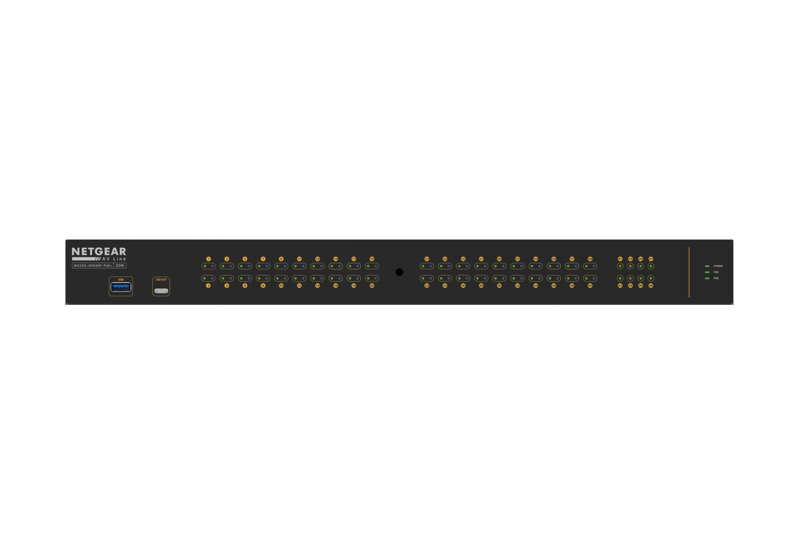 Netgear AV Line M4250-40G8XF-PoE+ - 6
