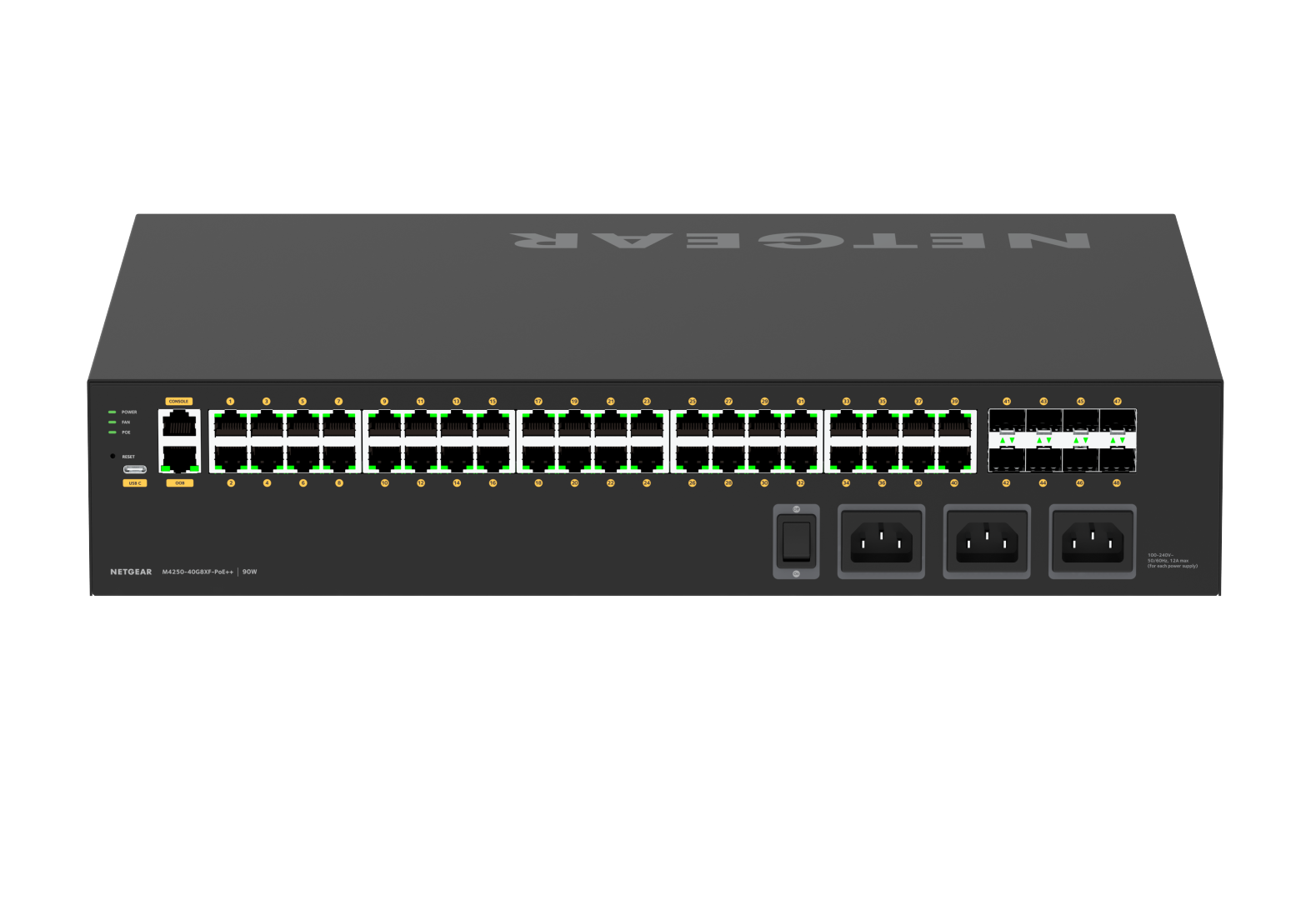 Netgear AV Line M4250-40G8XF-PoE++ - 2