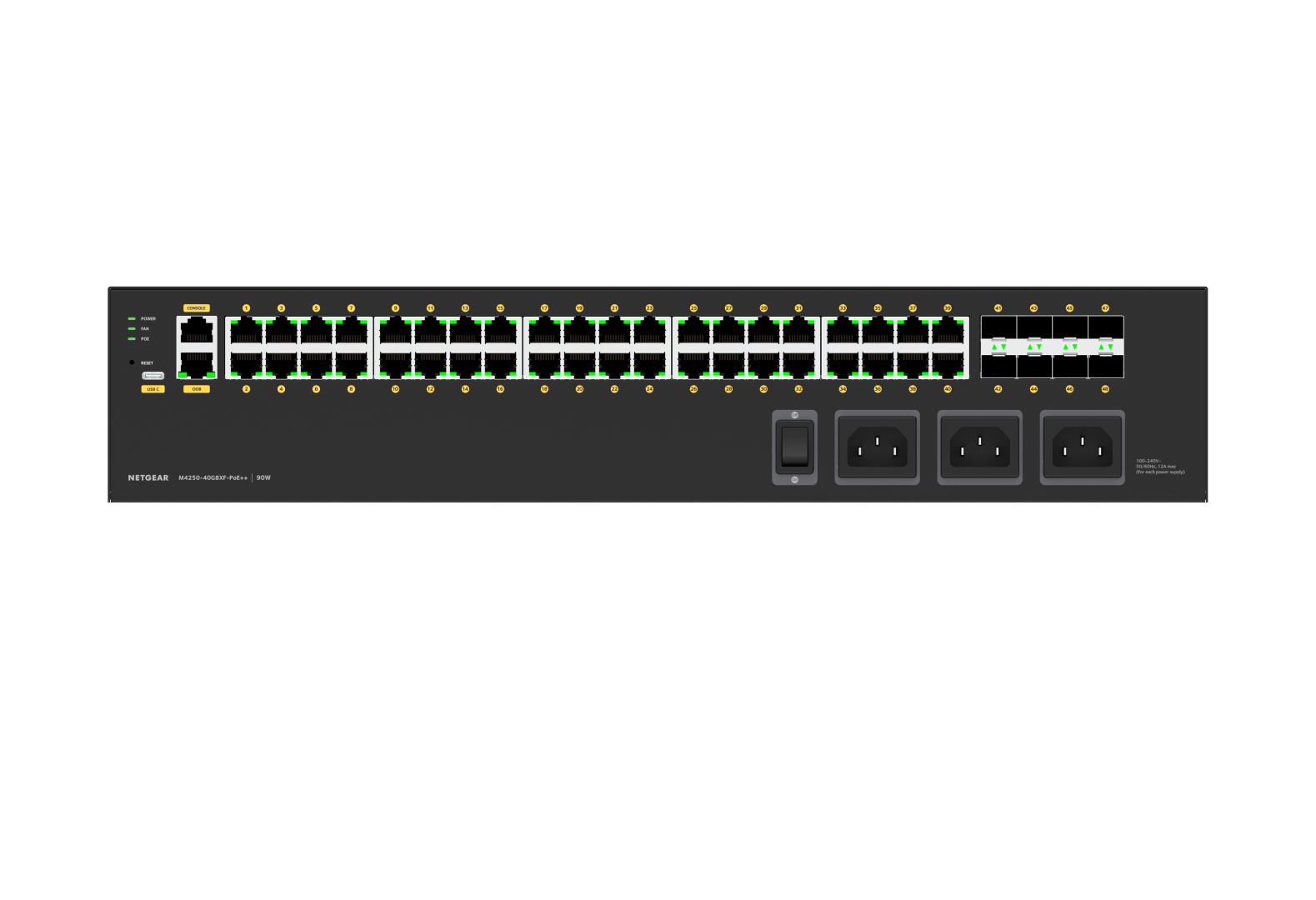 Netgear AV Line M4250-40G8XF-PoE++ - 7
