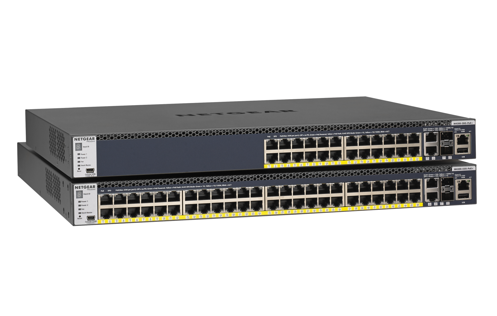 Netgear Managed Switch M4300-28G-PoE+ - 4