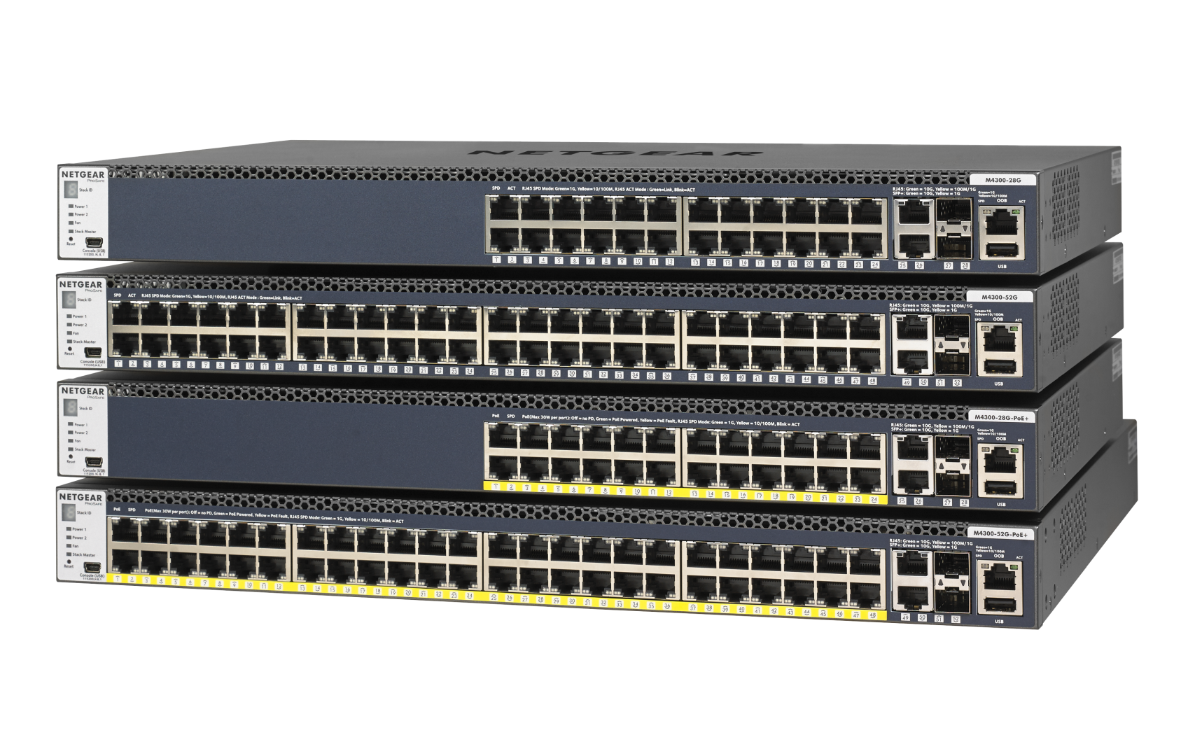 Netgear Managed Switch M4300-52G - 4