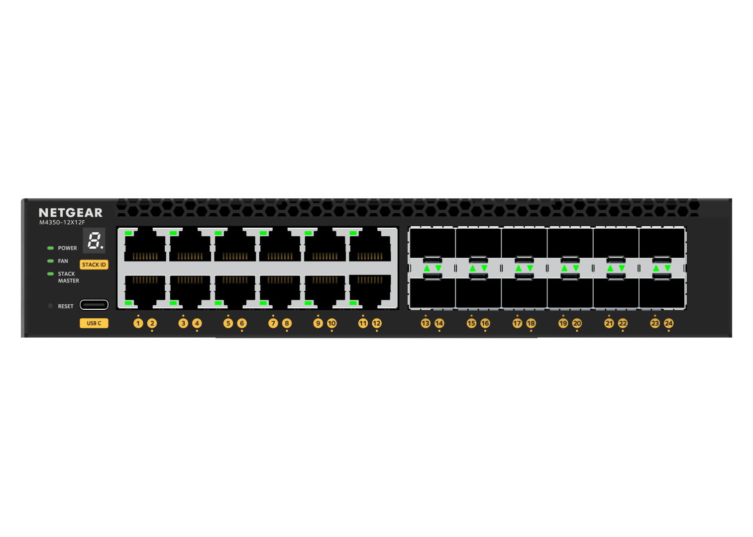 Netgear Managed Switch M4300-24X - 11