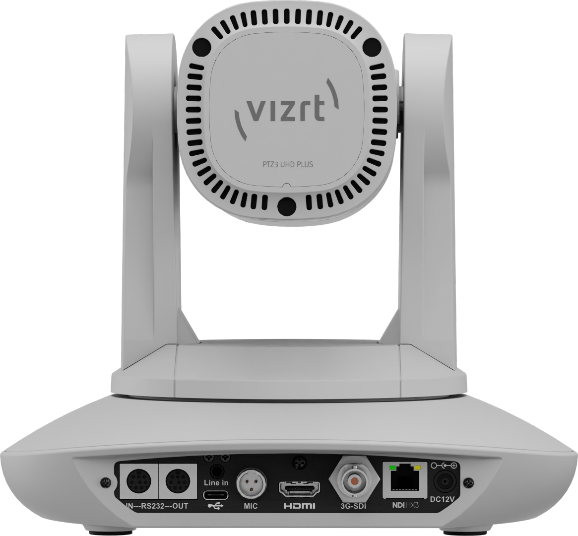 Vizrt PTZ3 UHD PLUS Camera - White - 3