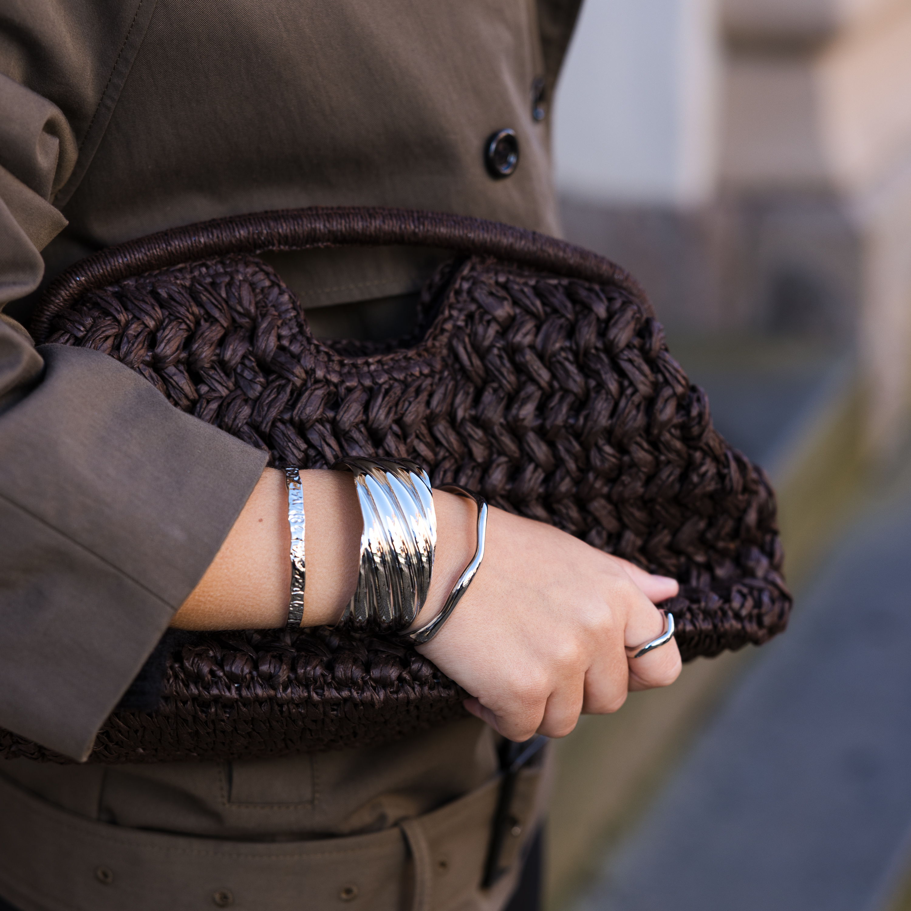 Twist bangle steel - 2