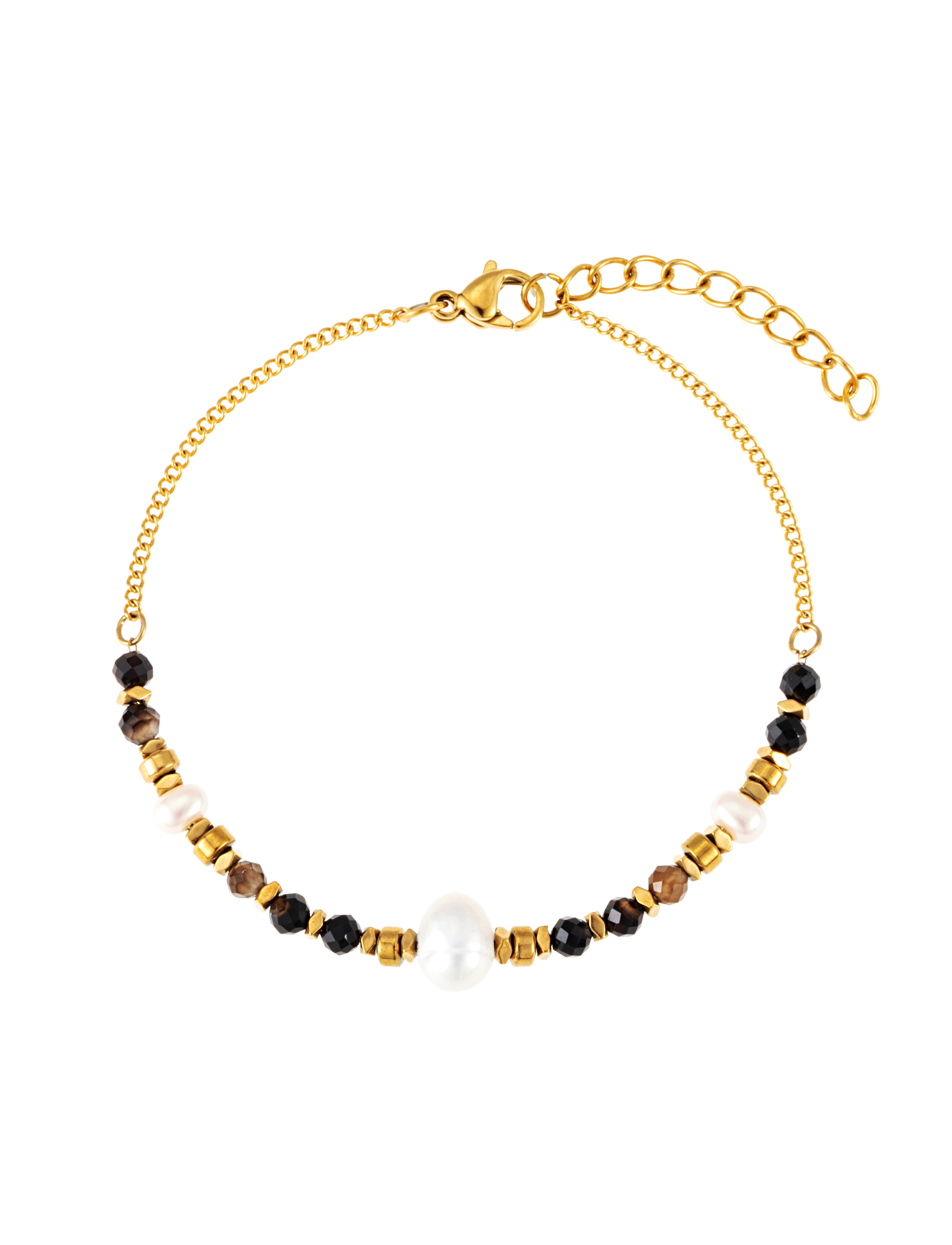 Bead bracelet brown