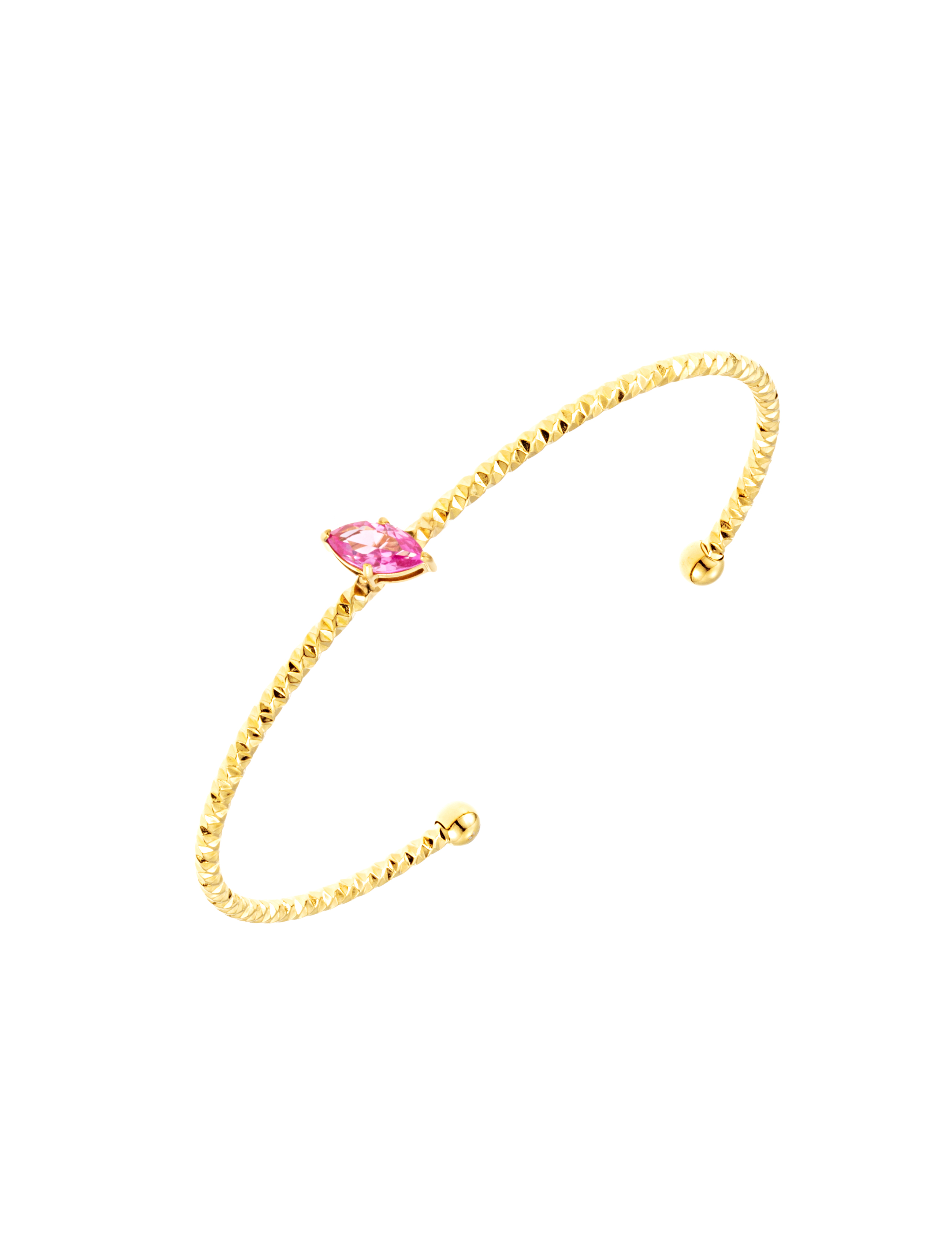 Como mini bangle pink gold