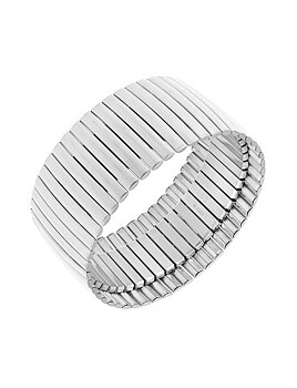 Garda large elastic bracelet steel