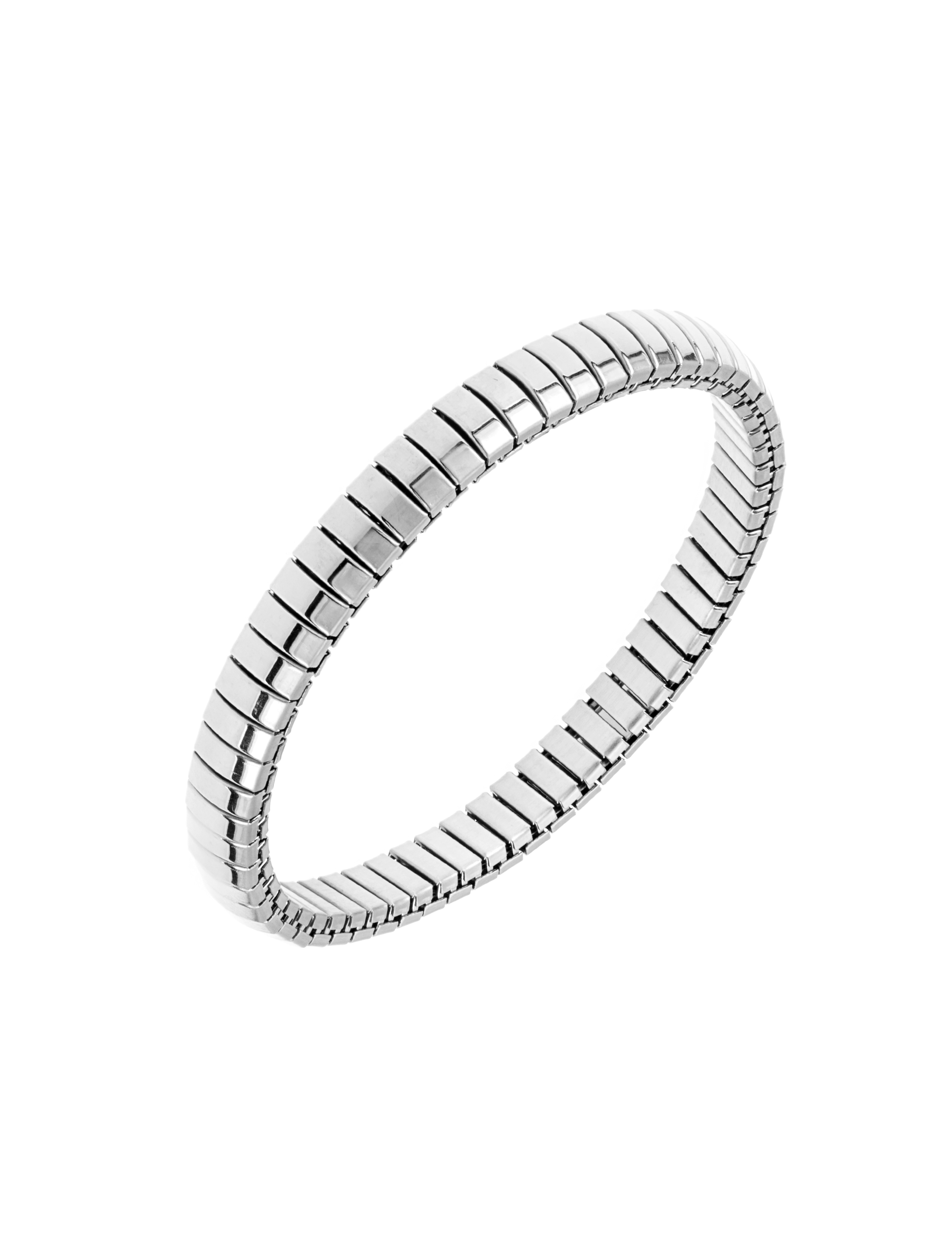 Garda small elastic bracelet steel