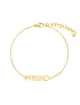Friends bracelet gold