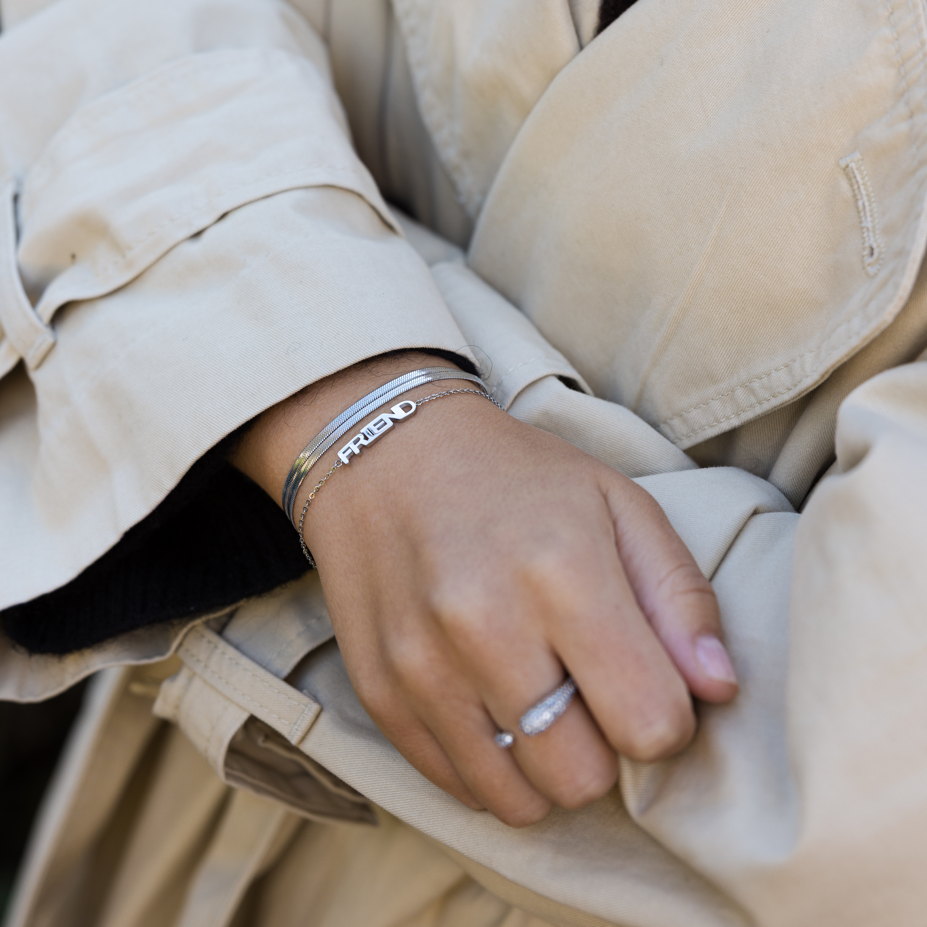 Friends bracelet steel - 2