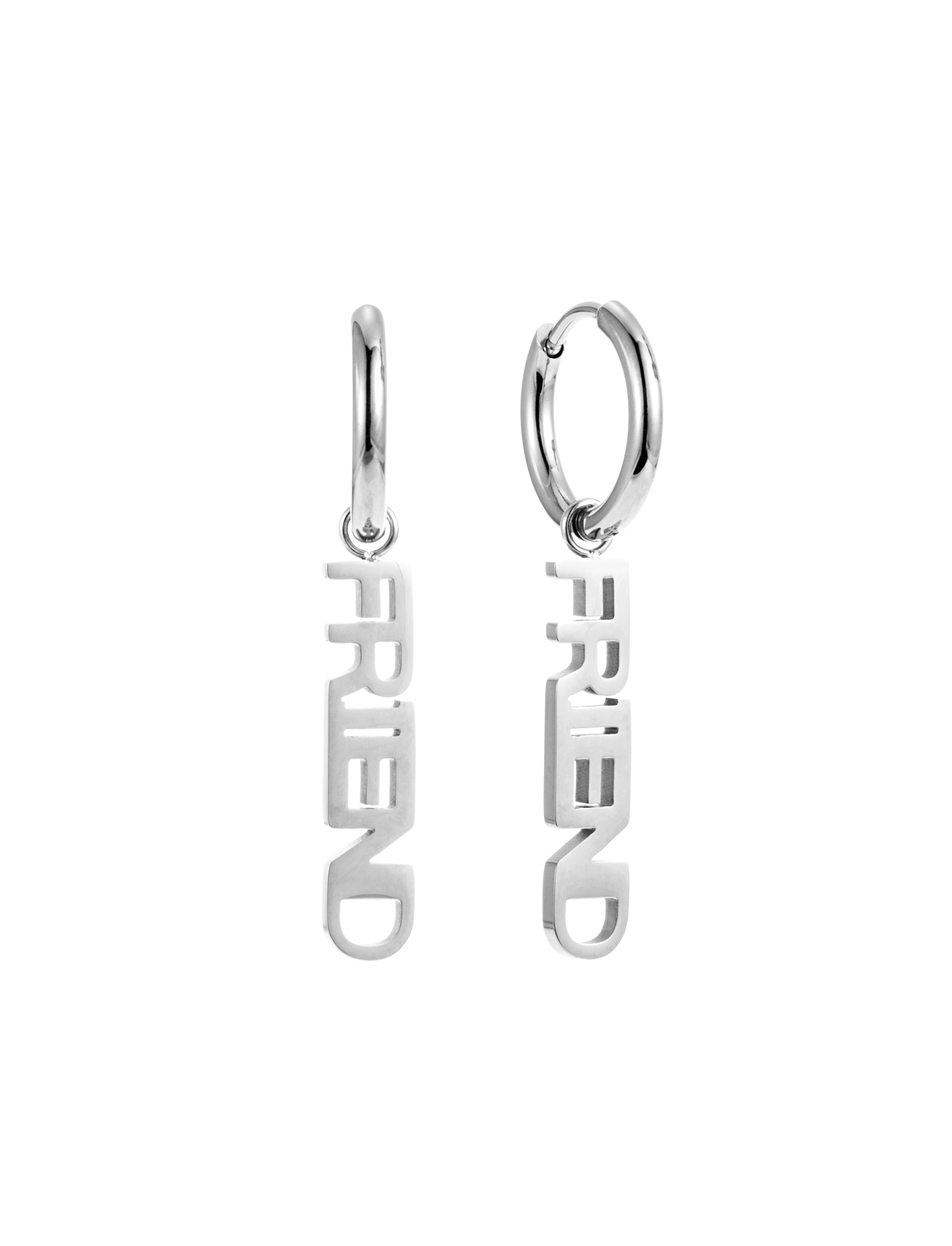 Friend huggie steel