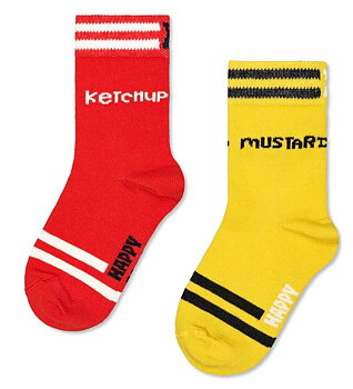 2-Pack Happy Socks Kids Ketchup Socks