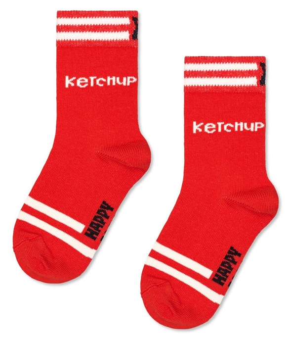 2-Pack Happy Socks Kids Ketchup Socks - 2