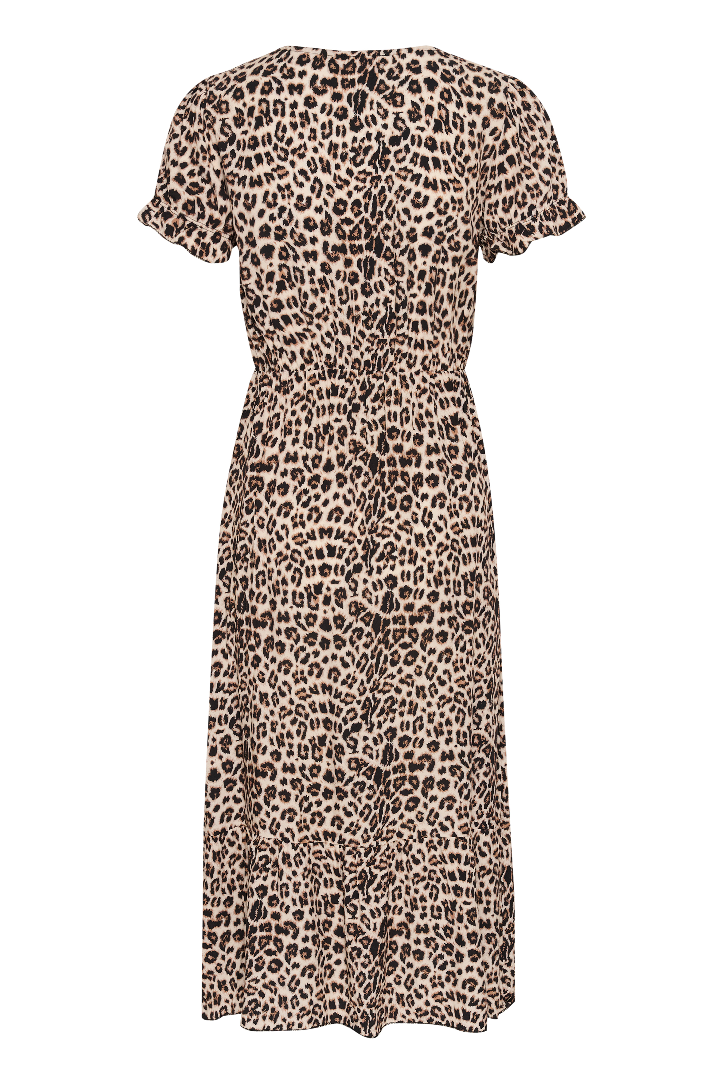 CRLINA DRESS - ANIMAL NEUTRAL - CREAM - 2