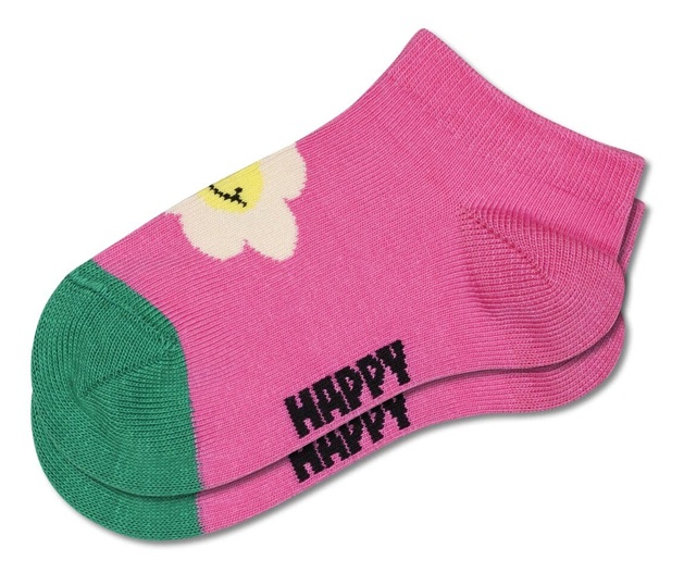 2-Pack Happy Socks Kids Low Smiling Daisy Socks - 2
