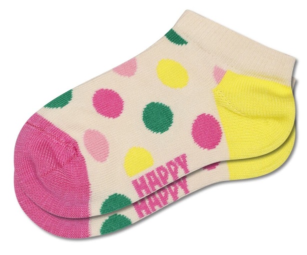 2-Pack Happy Socks Kids Low Smiling Daisy Socks - 3