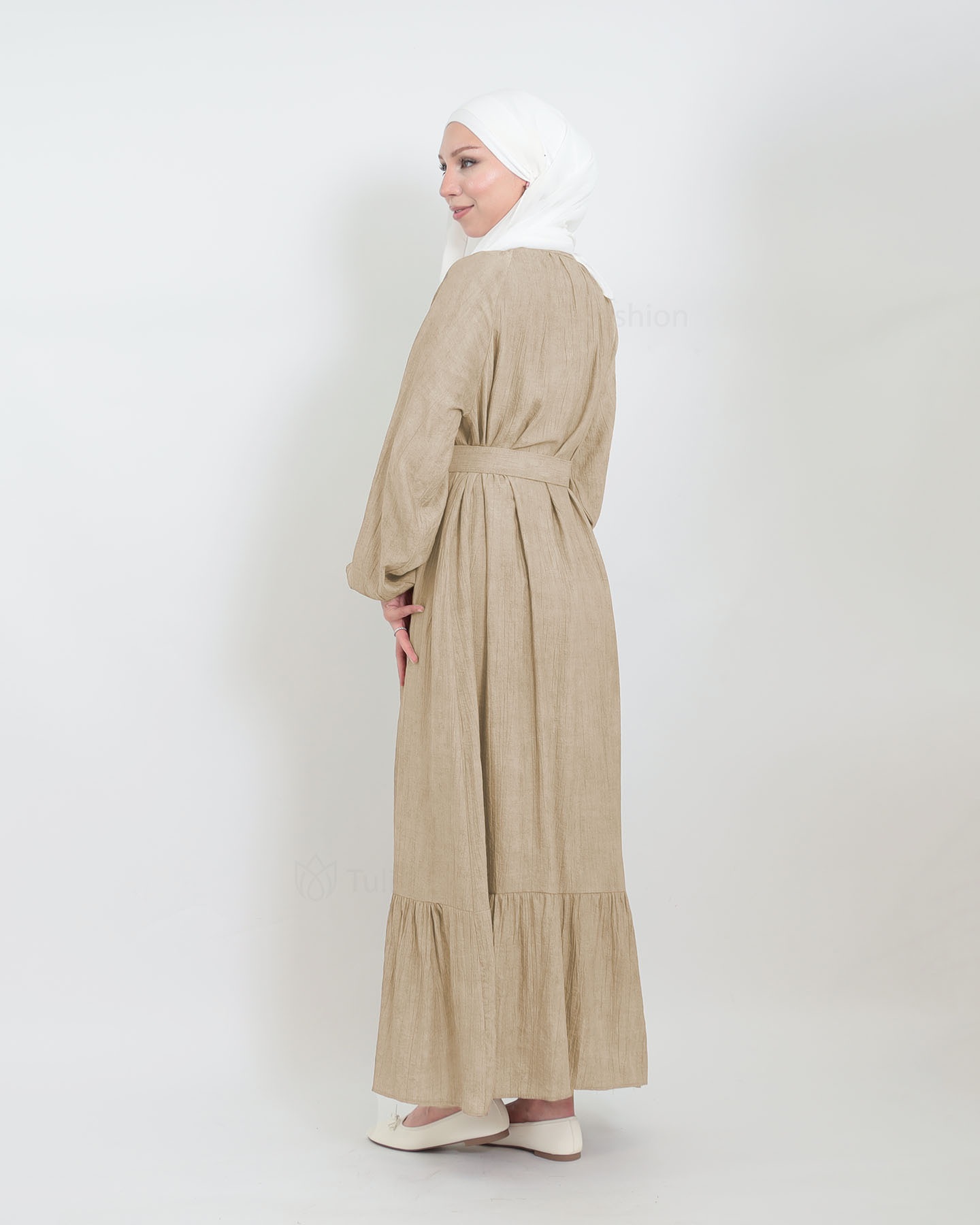 Maxi dress - Nude Beige - 3