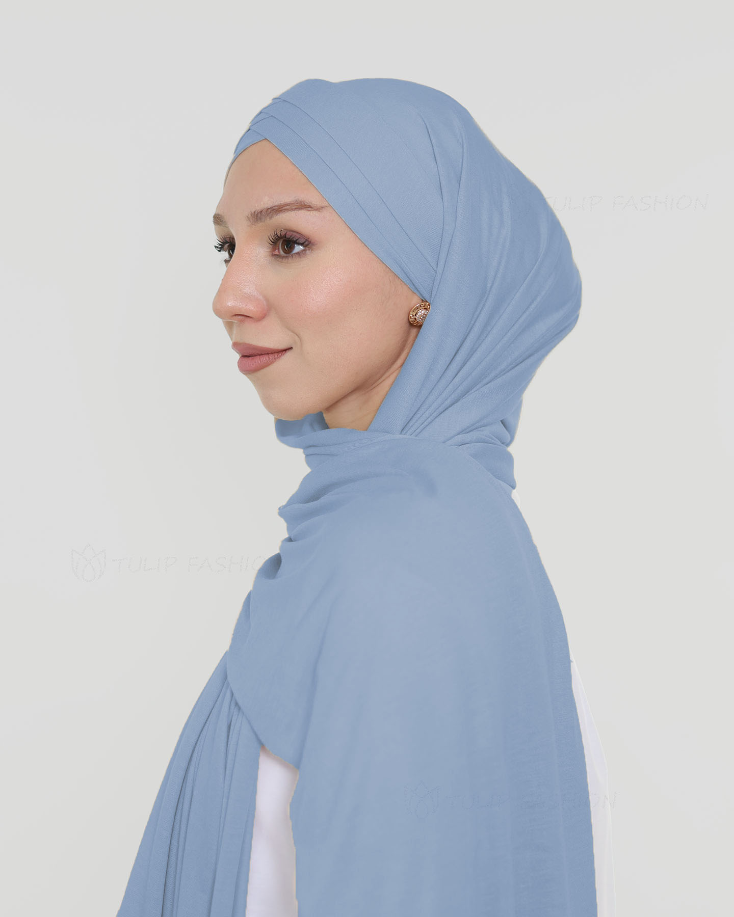 Hijab - Instant Jersey Cross - Blue - 2