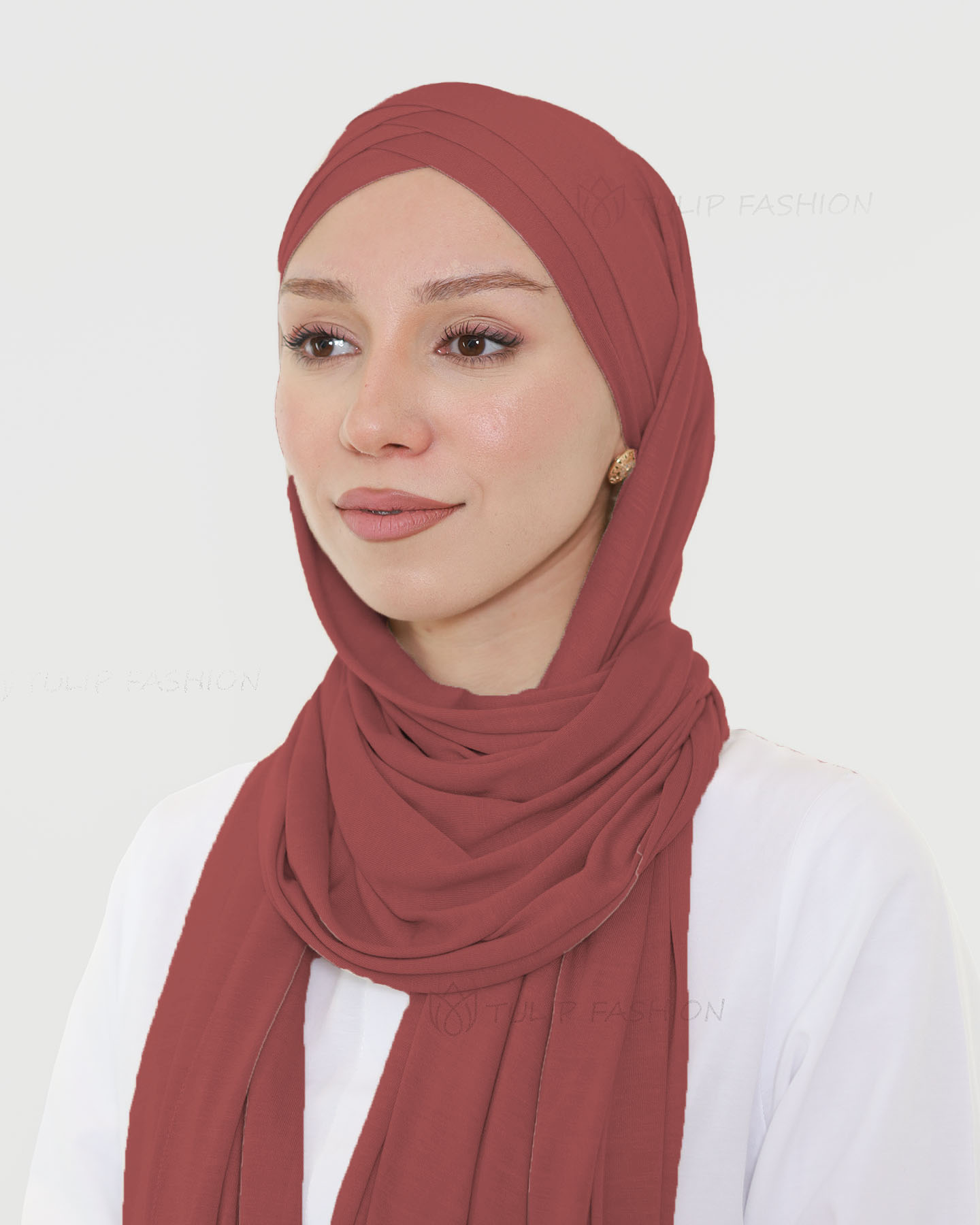 Hijab - Instant Jersey Cross - Maroon