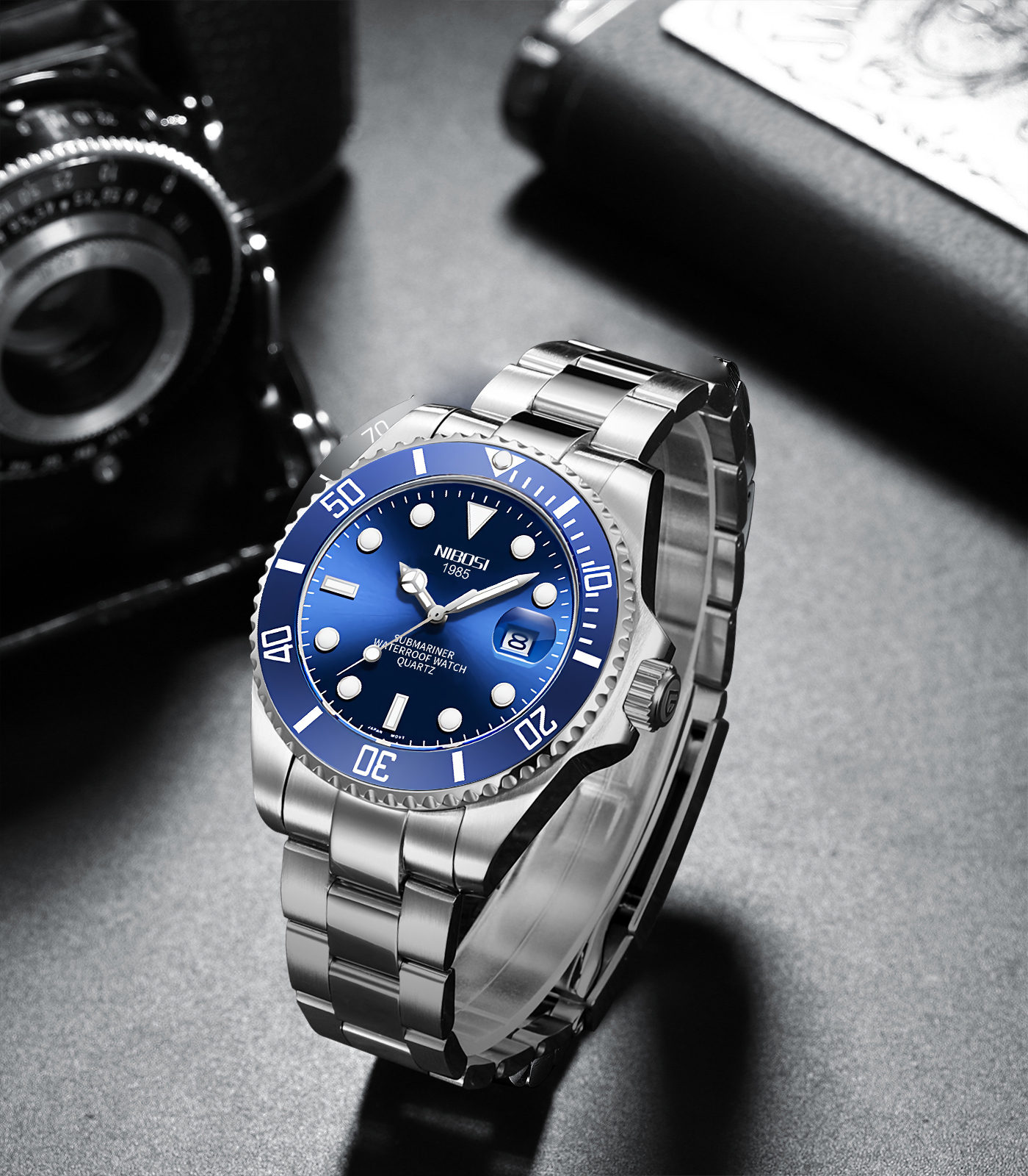 Nibosi Nepture Steel Blue - 3