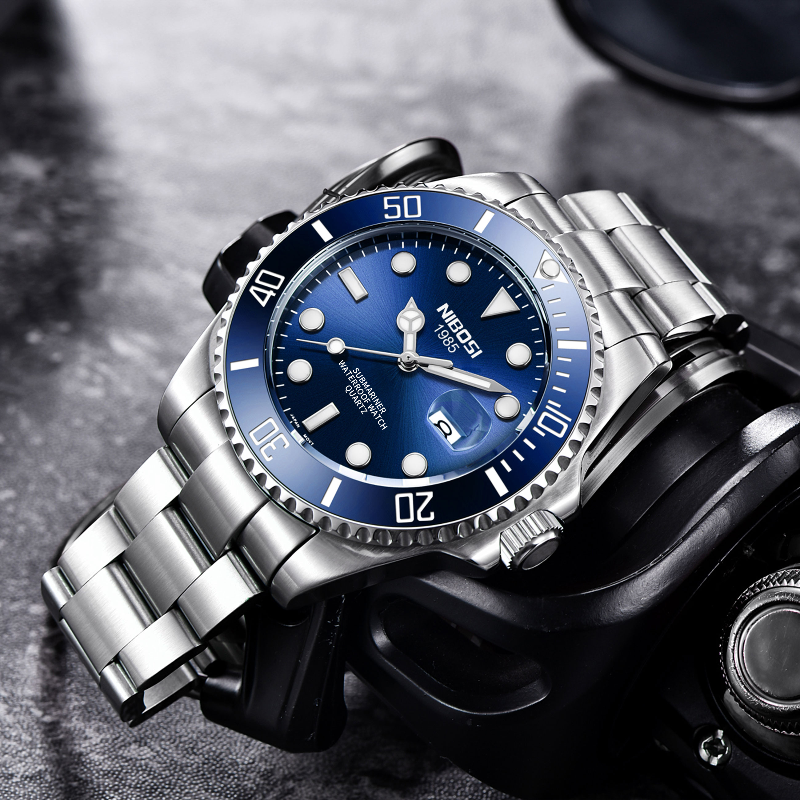 Nibosi Nepture Steel Blue - 4