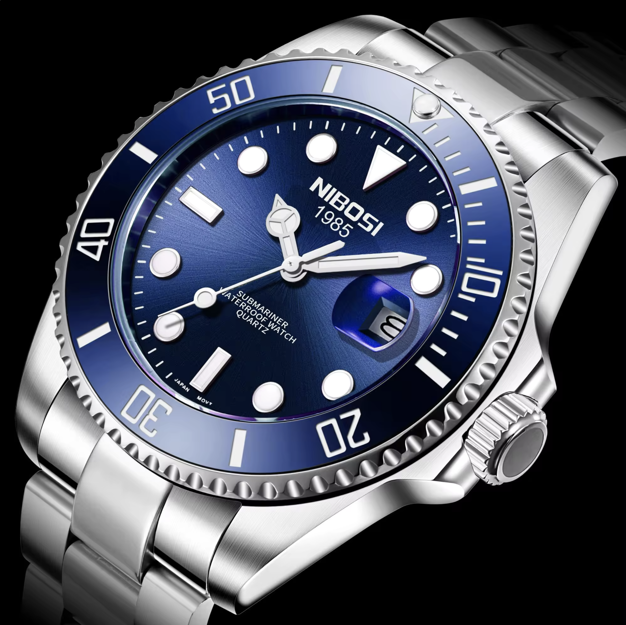 Nibosi Nepture Steel Blue - 2