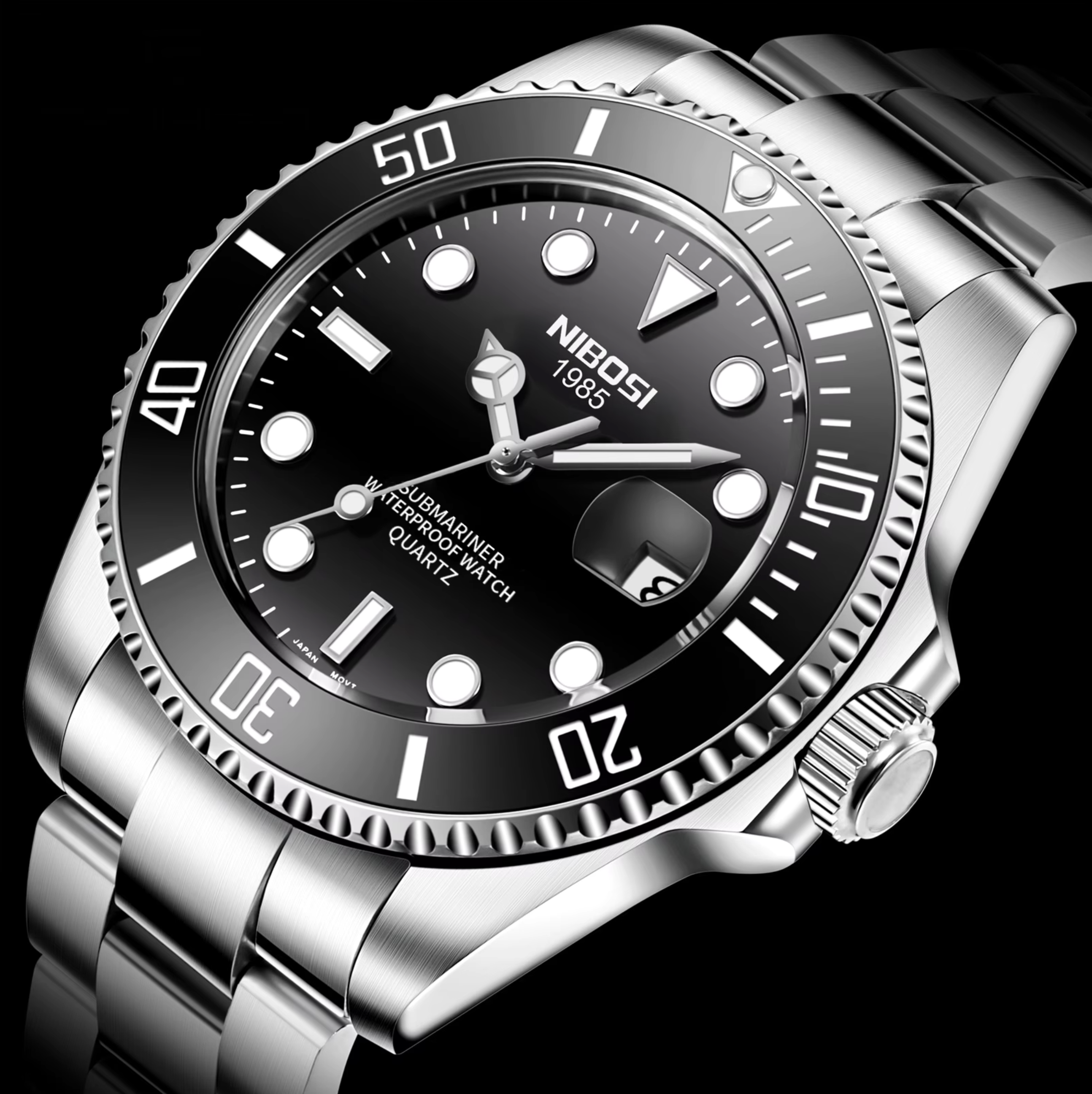 Nibosi Nepture Steel Black - 2