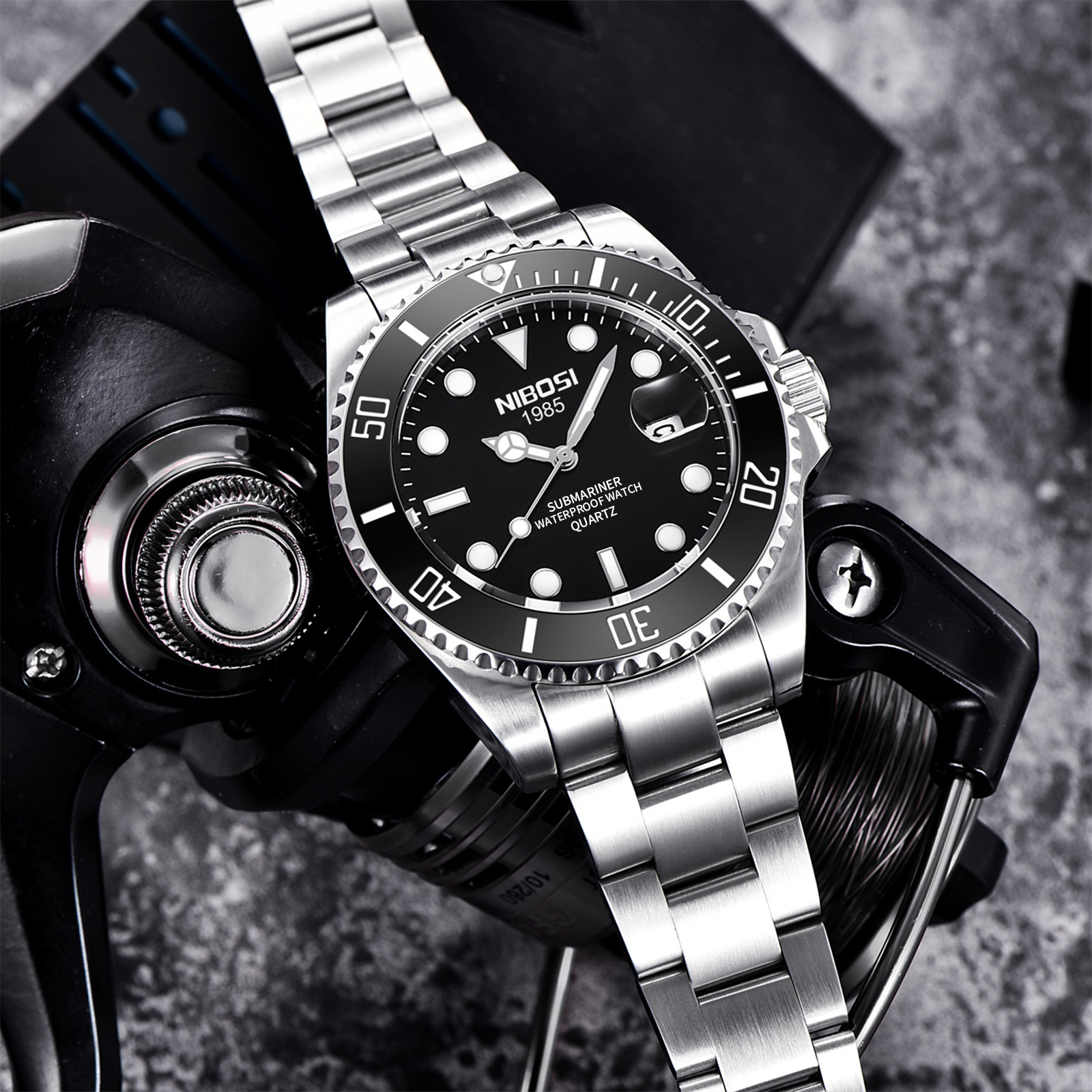 Nibosi Nepture Steel Black - 8