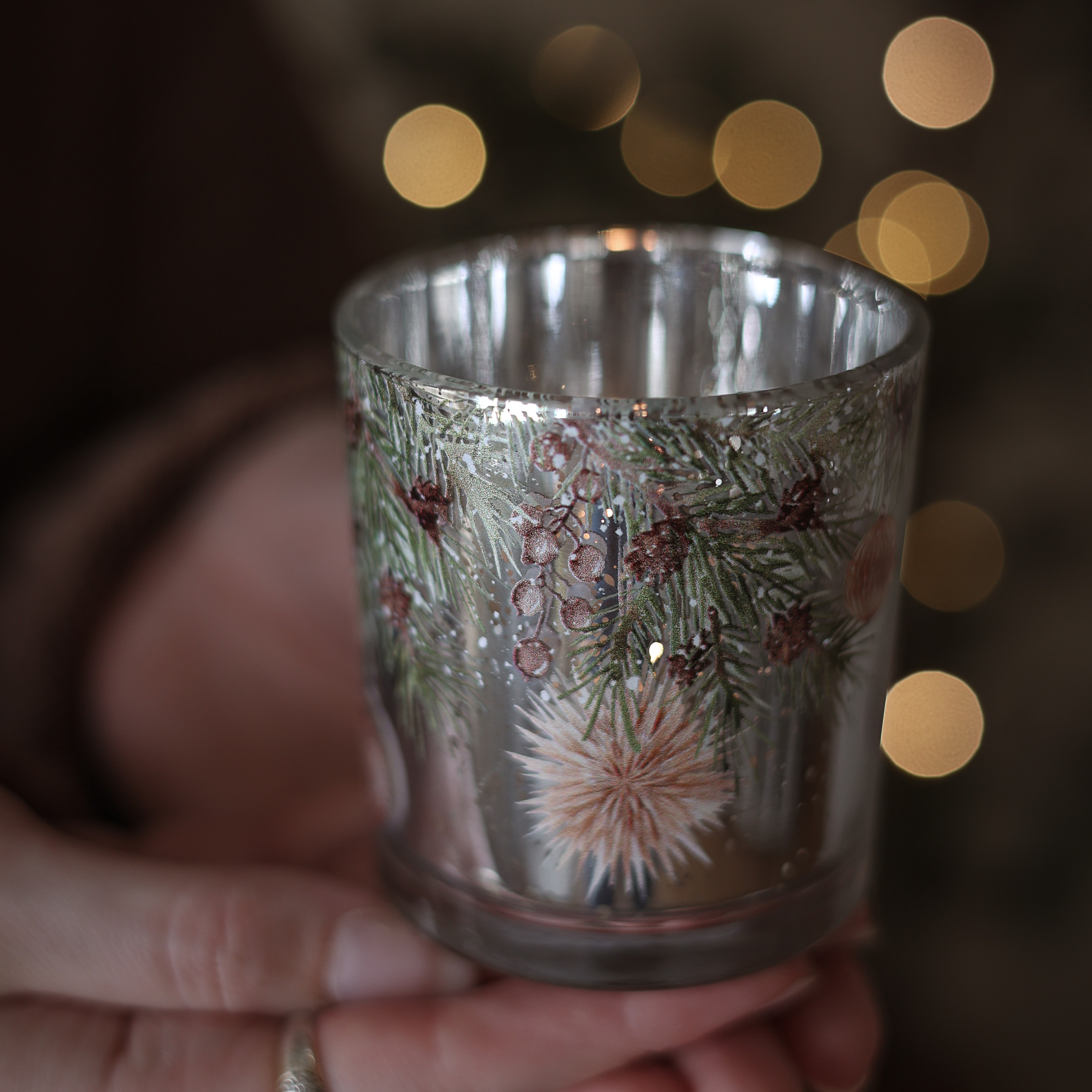Ljuslykta "Christmas Ornaments" - Liten - 3